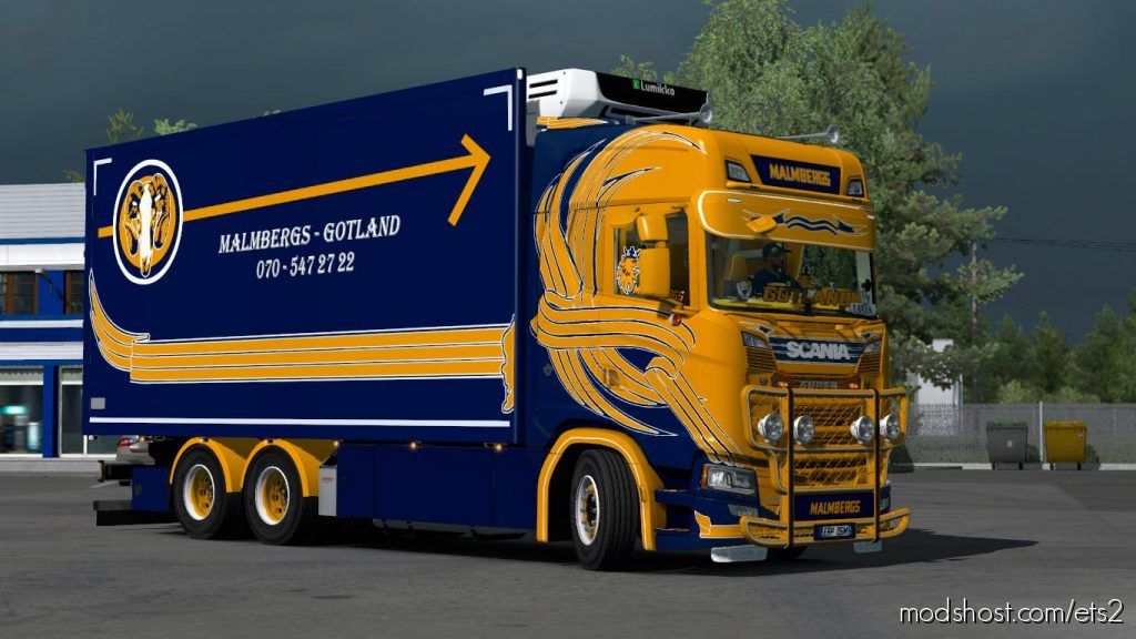 Malmbergs Scania S + Tandem Skin for Euro Truck Simulator 2