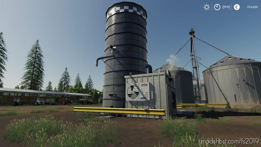 Global Company Grass Dryer By Stevie for Farming Simulator 2019