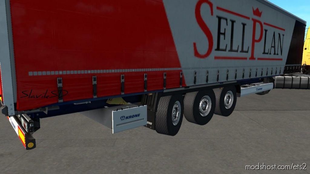 Steerable Axle For Krone for Euro Truck Simulator 2