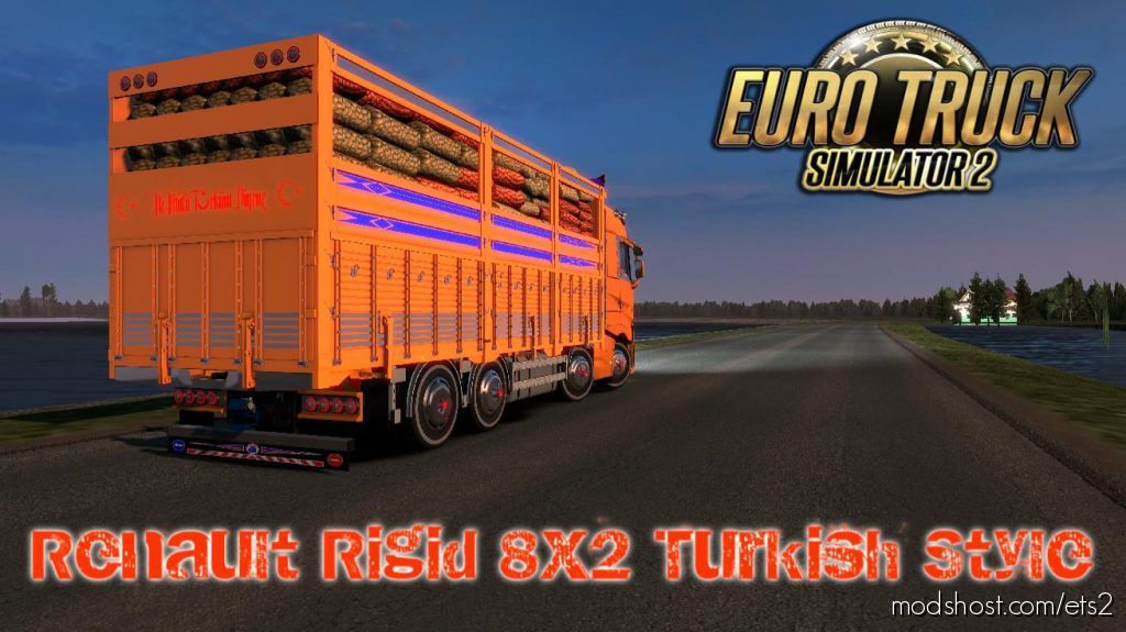 Renault Rigid 8×2 Turkish Style 1.36 for Euro Truck Simulator 2