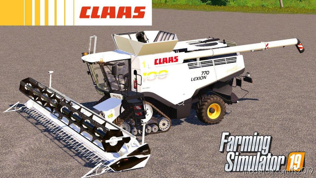 Claas Lexion 700 100Th Anniversary (Unrealistic) for Farming Simulator 2019