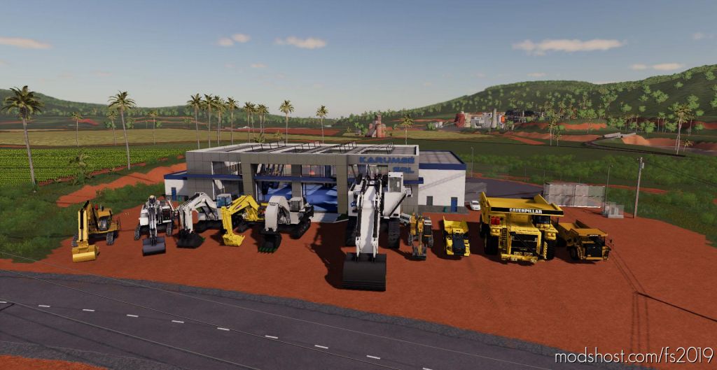 Excavators And Dumpers For Mining & Construction Economy V0.1 for Farming Simulator 2019