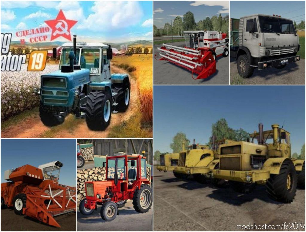 Russian Old School Farming Mods for Farming Simulator 2019