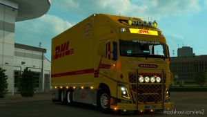 Volvo By Eugene Tandem Dhl Jimmie Karlssons 1.35 for Euro Truck Simulator 2