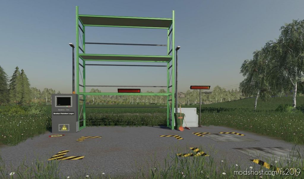 System-Tec Palettenlager for Farming Simulator 2019