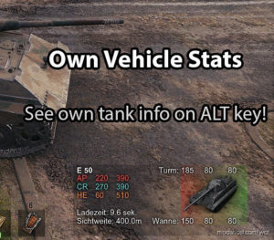 WoT User Mod: Tank Info Panel Mod 1.6.1.4 (Image #2)