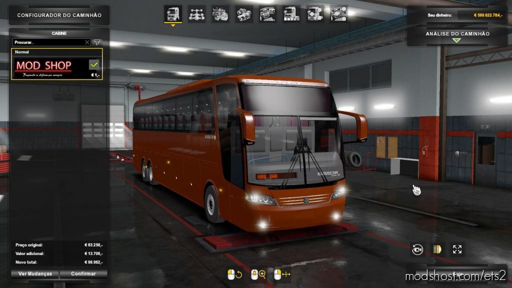 Bus Jumbuss 360 V1.7 (1.35 & 1.36) for Euro Truck Simulator 2