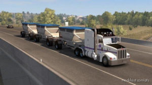 ATS Mod: Ownable Scs Bottom Dump Trailer 1.36.X (Image #2)