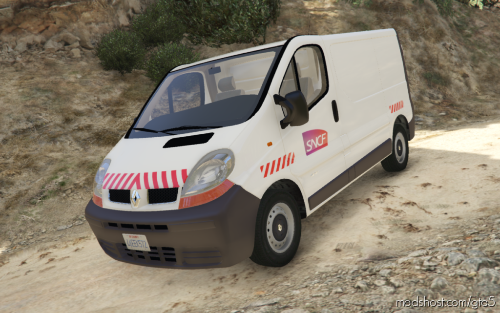 Renault Trafic Sncf Paintjob for Grand Theft Auto V