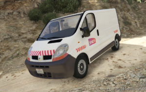 Renault Trafic Sncf Paintjob for Grand Theft Auto V