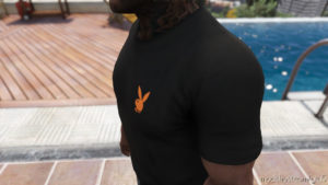 GTA 5 Player Mod: Vlone X Playboy TEE Multiple Colors (Image #3)