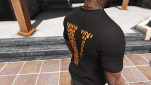 GTA 5 Player Mod: Vlone X Playboy TEE Multiple Colors (Image #4)