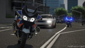 GTA 5 Vehicle Mod: BMW R1200RT Dutch Police (Landelijk) ELS (Image #3)