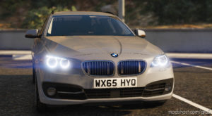 GTA 5 Vehicle Mod: 2015 RPU Unmarked BMW 530D ELS | Replace (Image #2)