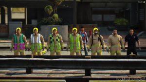 Royal Berkshire Fire & Rescue Service Firefighter Uniform for Grand Theft Auto V