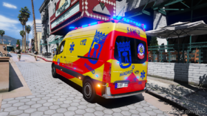 GTA 5 Vehicle Mod: Samur-Ambulance Mercedes Sprinter (Image #3)