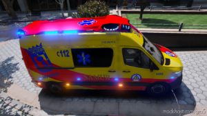 GTA 5 Vehicle Mod: Samur-Ambulance Mercedes Sprinter (Image #5)