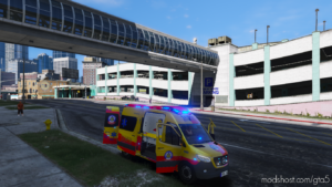 GTA 5 Vehicle Mod: Samur-Ambulance Mercedes Sprinter (Image #6)