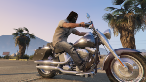 GTA 5 Player Mod: Trevor Biker V2.5 (Image #5)