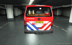 GTA 5 Paint Mod: Volkswagen T6 Brandweer Ovd (Image #4)