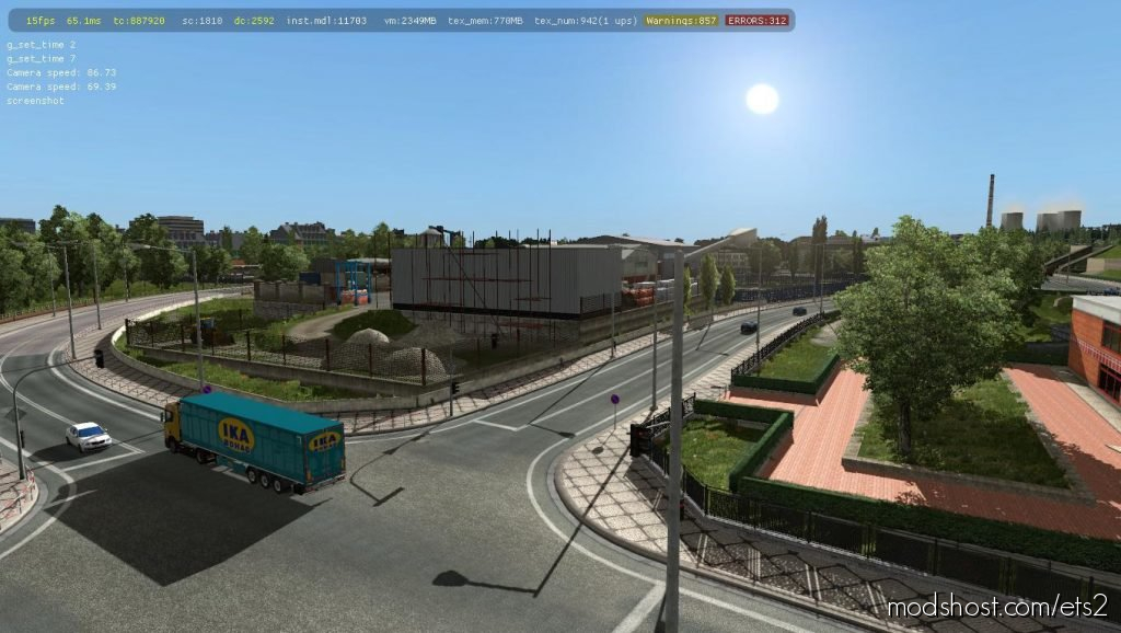 FPS Increase Graphic Mod for Euro Truck Simulator 2