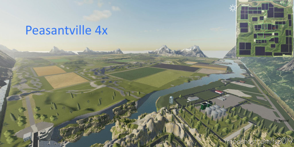 Peasantville 4X for Farming Simulator 2019
