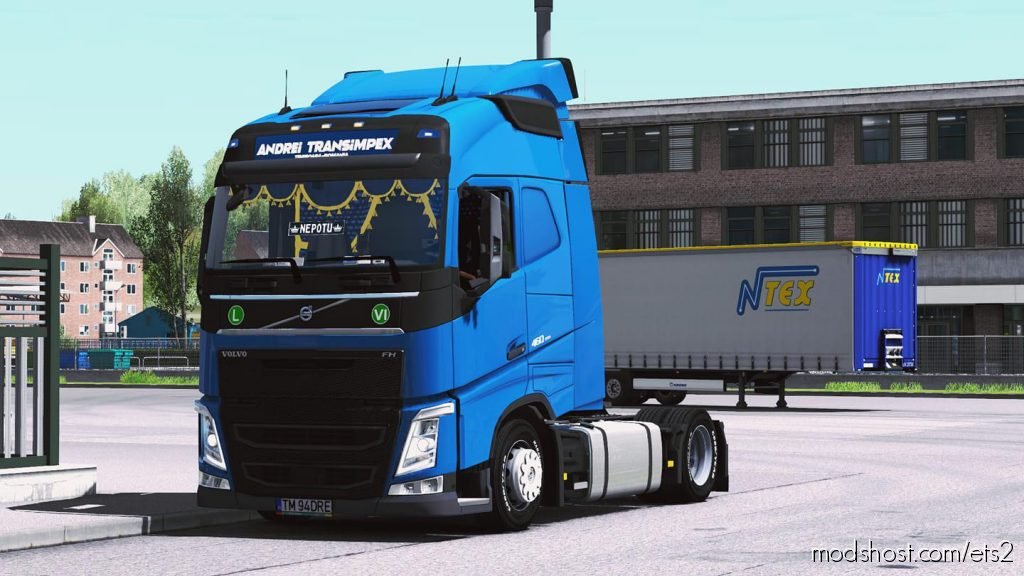 Eugene Volvo FH4 Curtains for Euro Truck Simulator 2