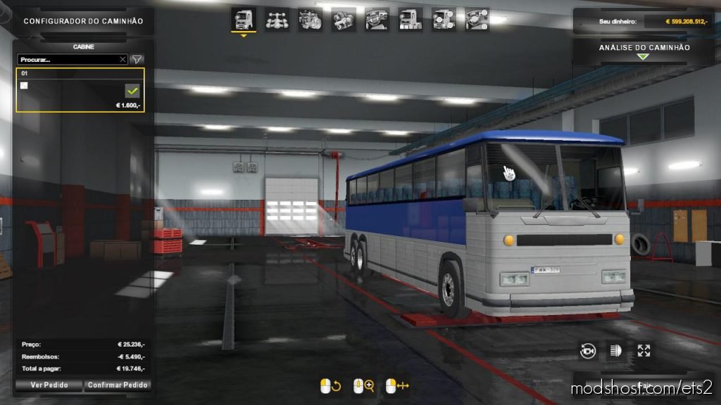 ETS2 Mod: American Bus Greyhound Mci V1.2 (Featured)