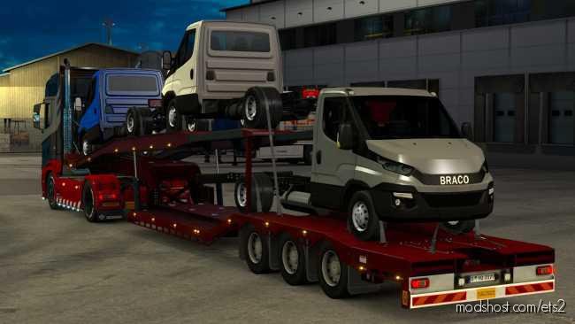 Purchasable Car Transporter Trailer for Euro Truck Simulator 2