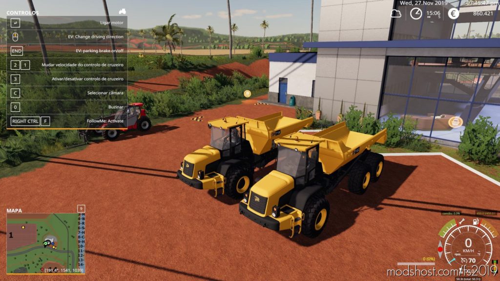 Jcb 718 / 722 Dumpers Pack V0.1 for Farming Simulator 2019