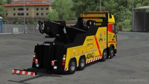 Mercedes Actros Mp4 Crane Truck 1.35 for Euro Truck Simulator 2