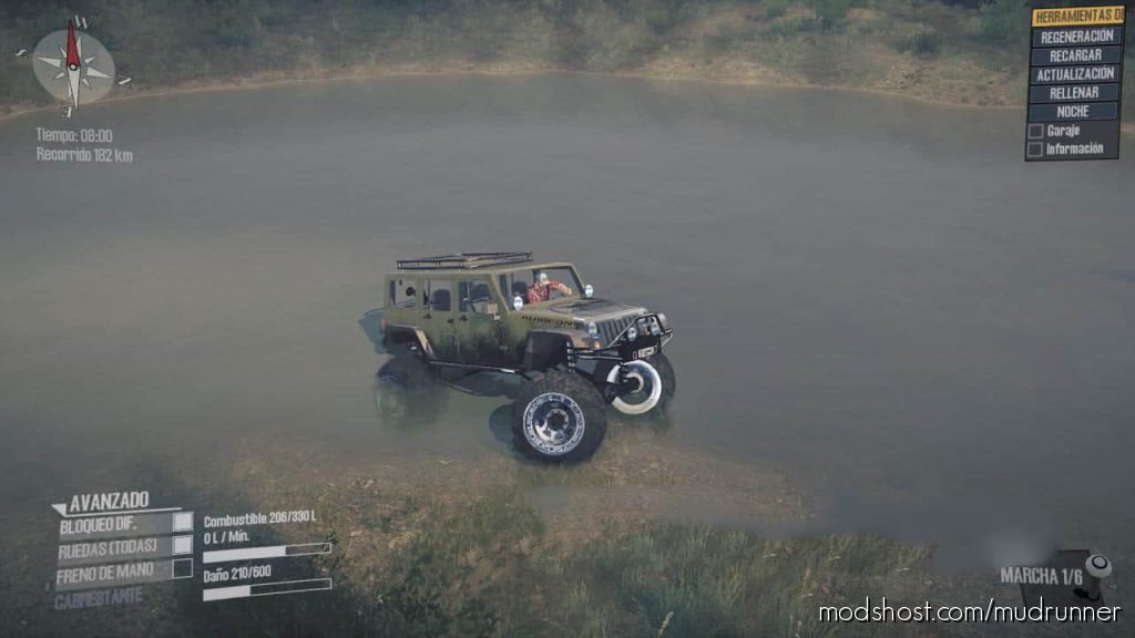 Jeep Wrangler Pack Mod for MudRunner