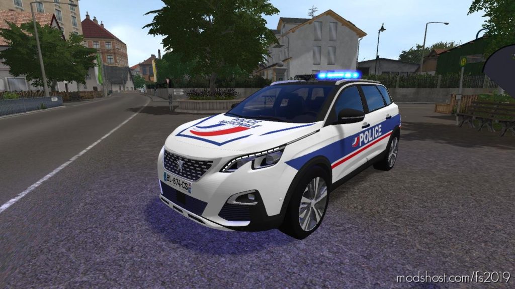 Peugeot 5008 Police National for Farming Simulator 2019