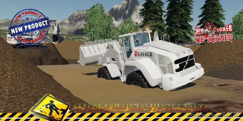 Liebherr 550 Eiffage V1.5 for Farming Simulator 2019