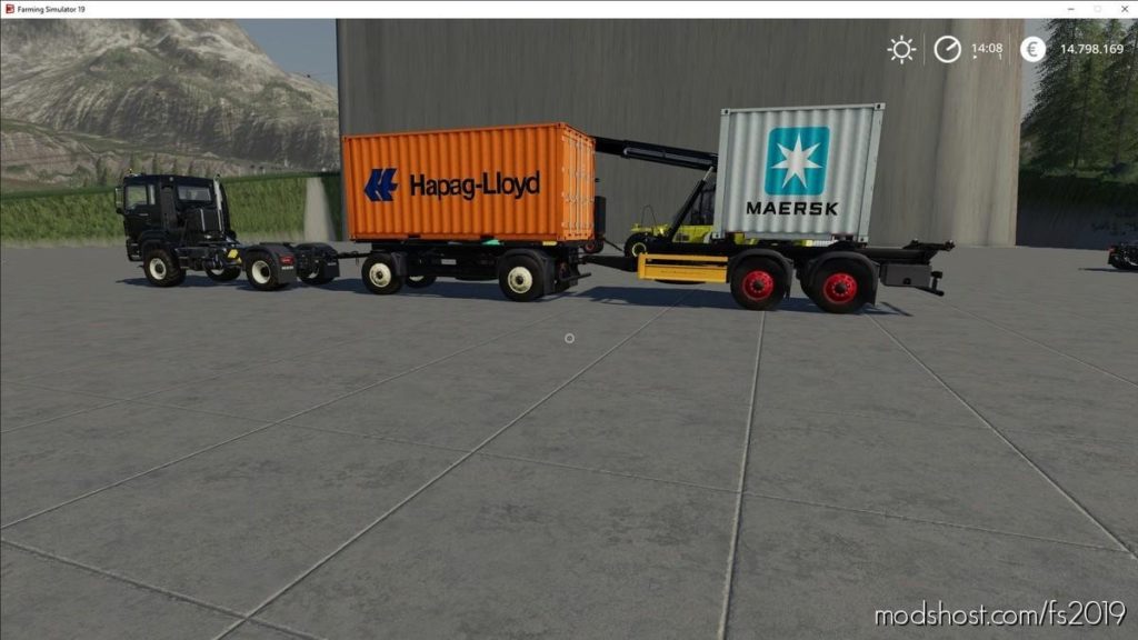 Atc Container Transportation Pack V2.1.1.0 for Farming Simulator 2019
