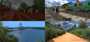 ETS2 Mod: Mapa Norte Brasil V4.0 Ets2 1.36.2.2S / Brazil North Map (Image #3)