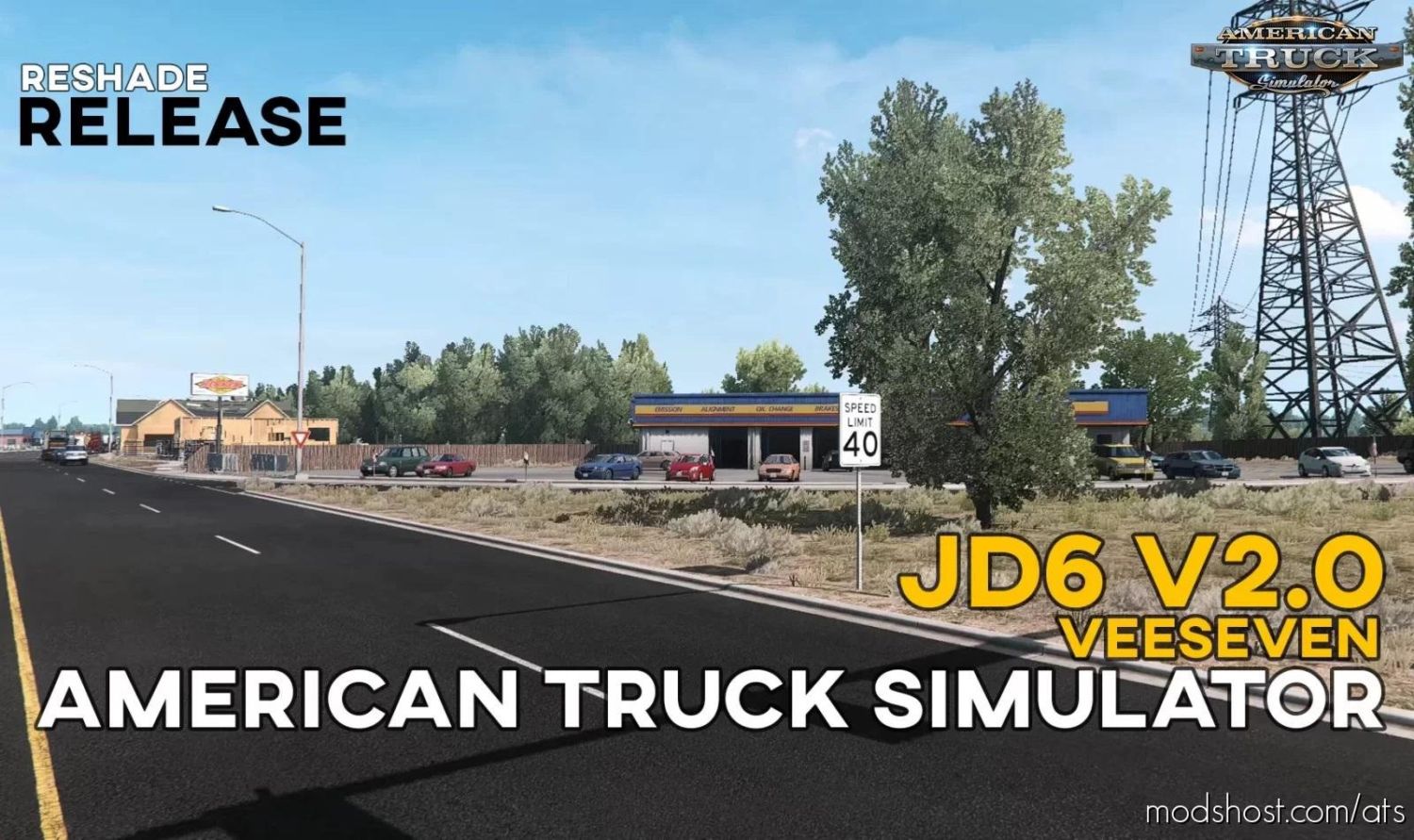 Johndoe Sickx Reshade V2.0 – Veeseven [1.36.X] for American Truck Simulator