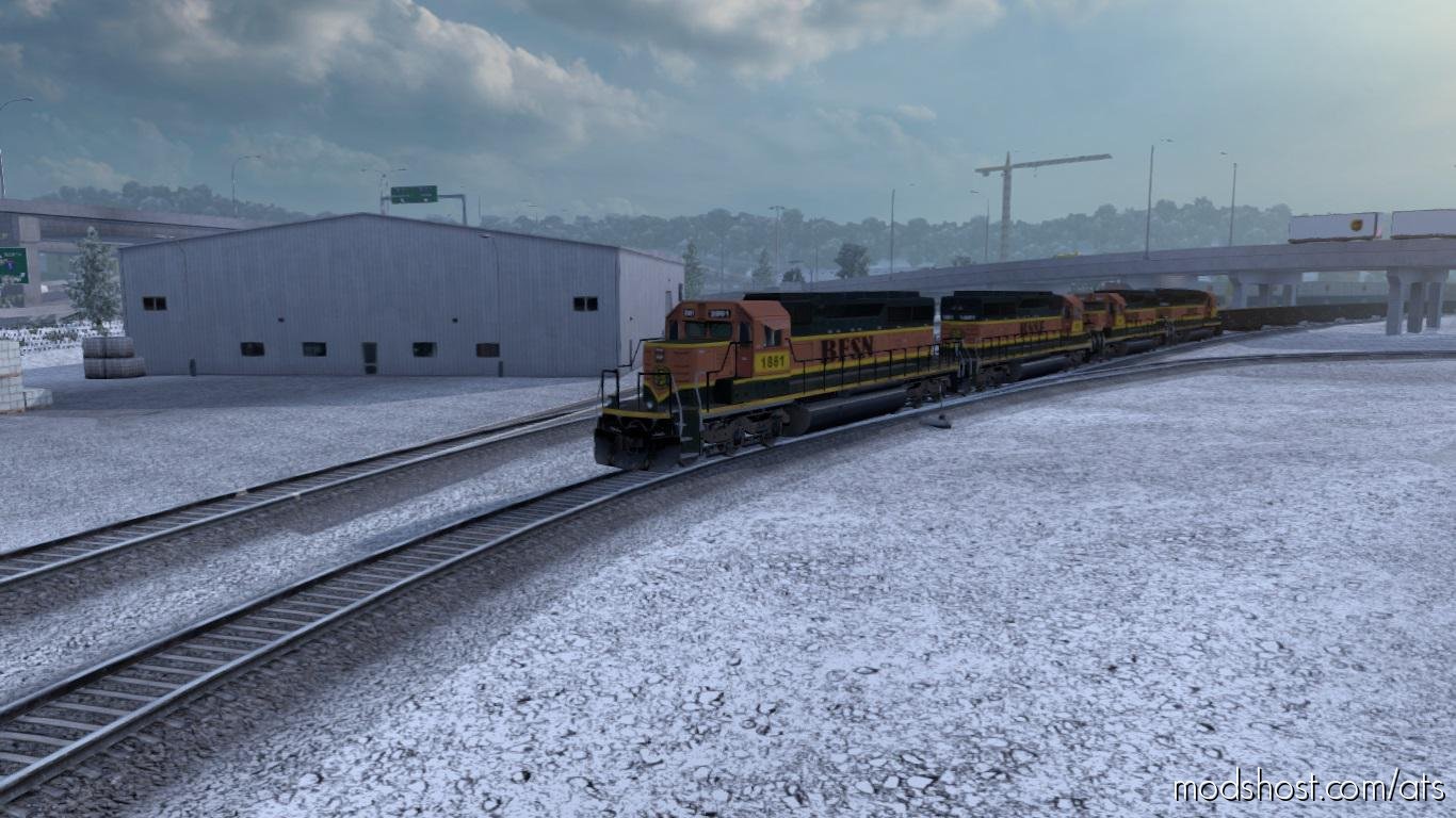 Improved Trains V3.3 [Beta] for American Truck Simulator