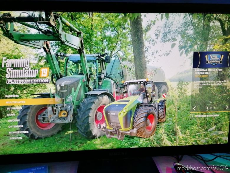 Hintergrund Fendt 718 for Farming Simulator 2019