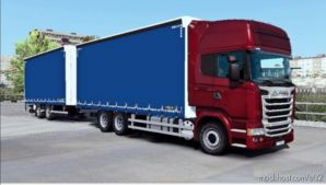 Scania Rjl Tandem Wielton + Trailer For 1.35+ for Euro Truck Simulator 2