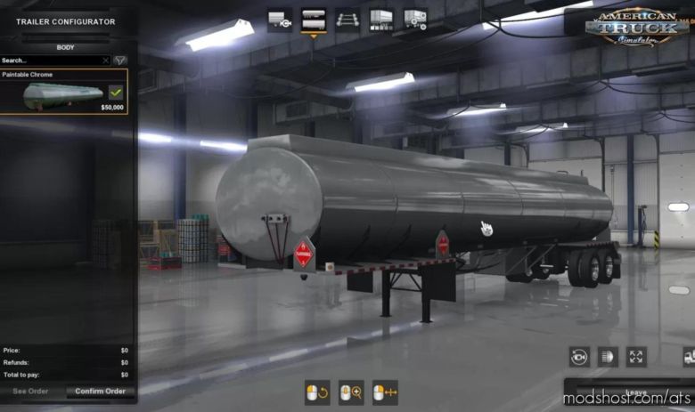 Ownable SCS Fuel Tanker Trailer Beta [1.36.X] for American Truck Simulator