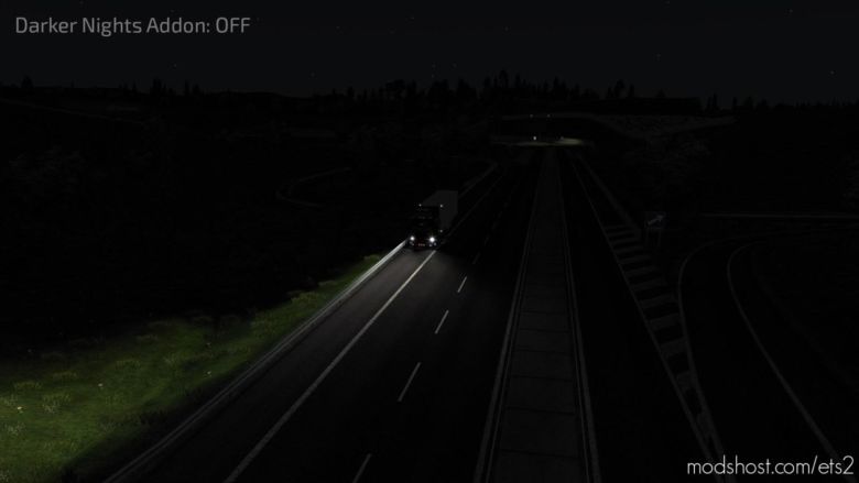 Darker Nights Add-On V1.3 For Realistic Graphics Mod for Euro Truck Simulator 2