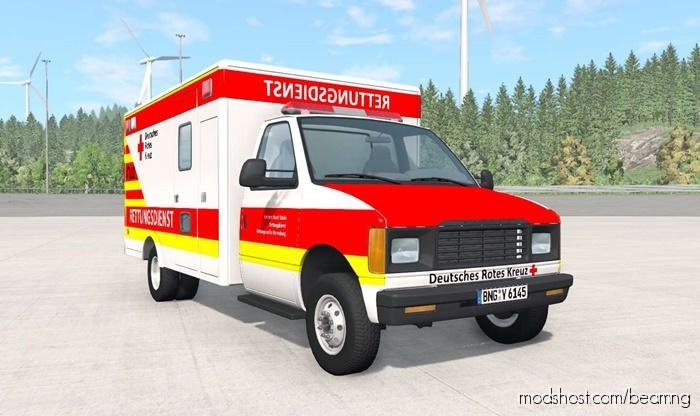 Gavril H-Series German Ambulance CAR V1.3 for BeamNG.drive