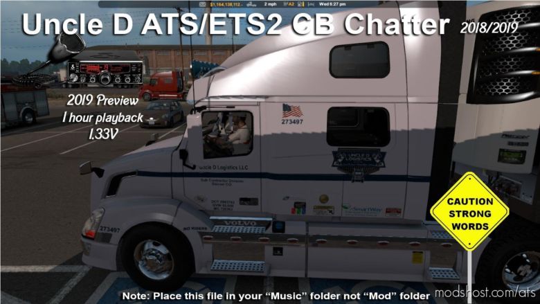 2020 Uncle D CB Chatter V1.36G for American Truck Simulator