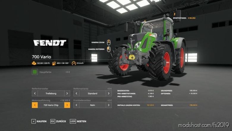 Fendt Pack V1.1.4.2 for Farming Simulator 2019