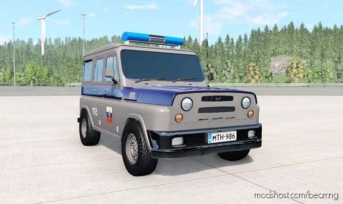 UAZ Antigenic COP CAR for BeamNG.drive
