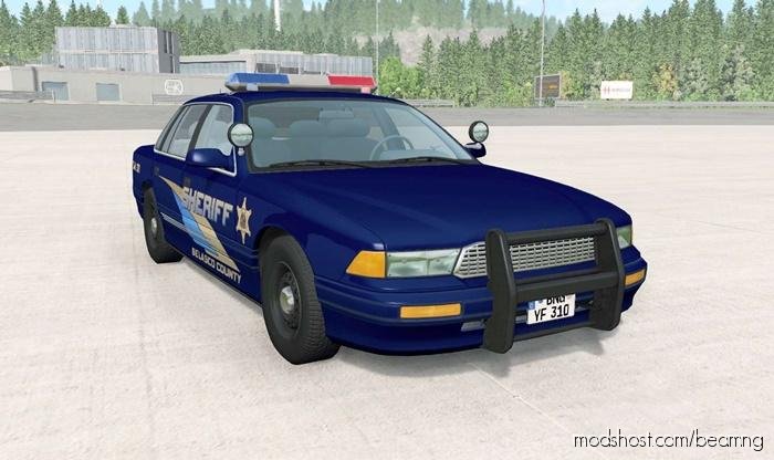 BeamNG Car Mod: Gavril Grand Marshall Belasco Country Sheriff (Featured)