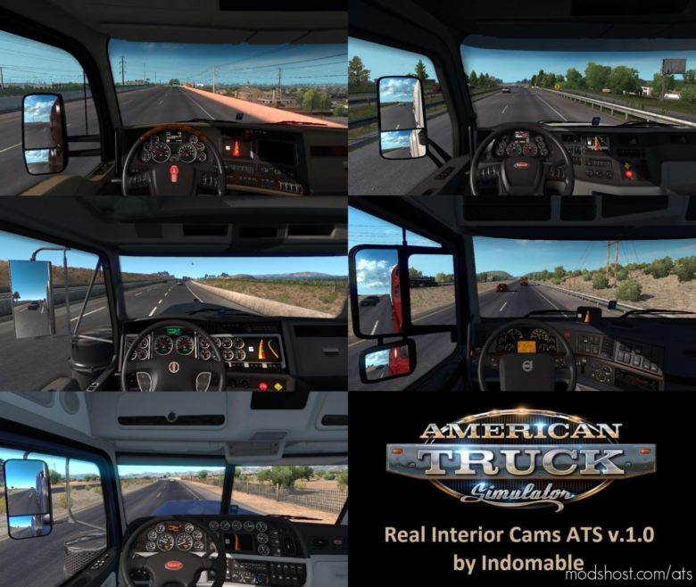 Real Interior Cams V1.1 for American Truck Simulator