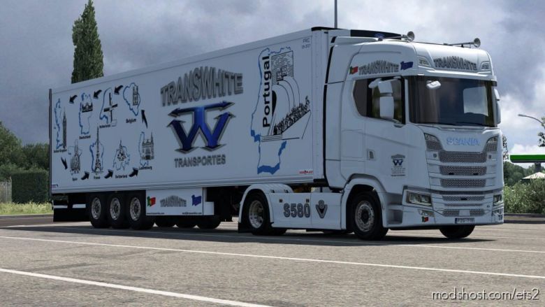 Transwhite Transportes LDA Skinpack for Euro Truck Simulator 2