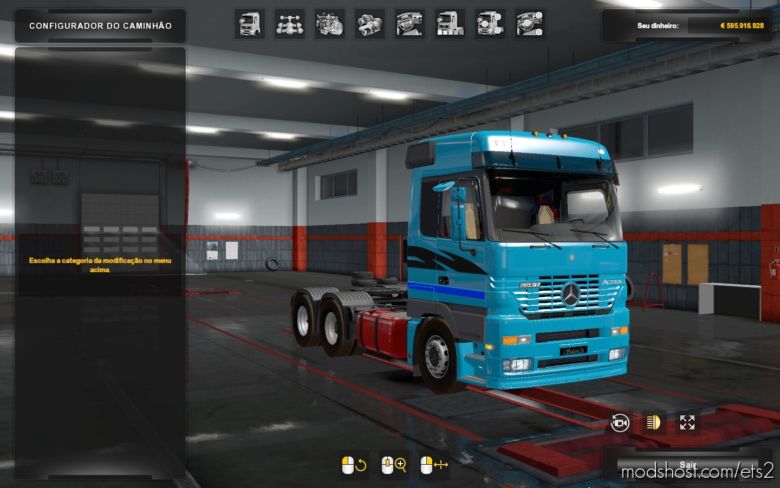Mercedes MP1 ETS2 [1.36] for Euro Truck Simulator 2